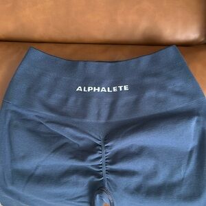 Alphalete amplify leggings whale blue 💙